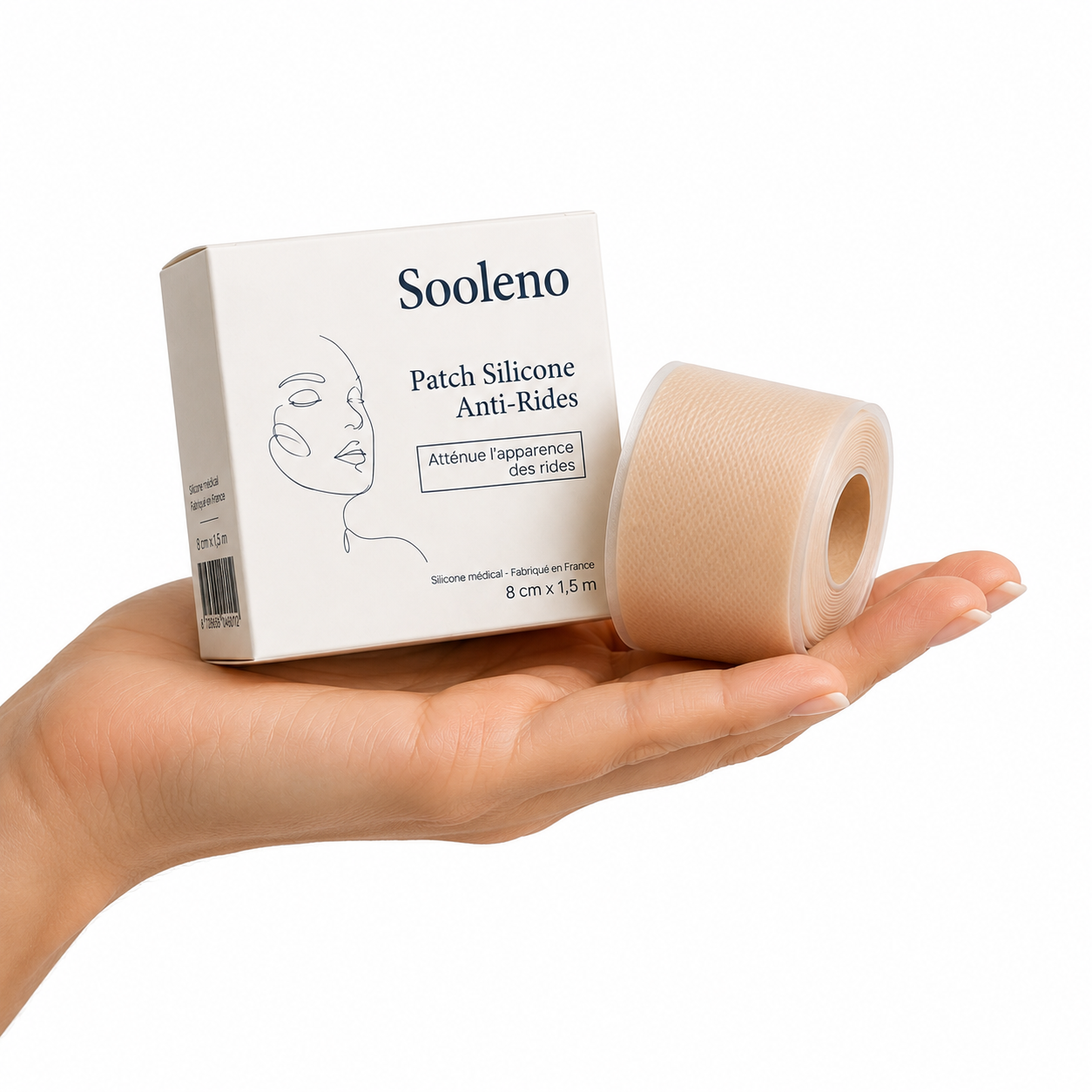 Patch Silicone Anti-Rides Sooleno® — rides, fermeté et éclat